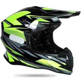Capacete Ims Revo 25 Preto Fluor