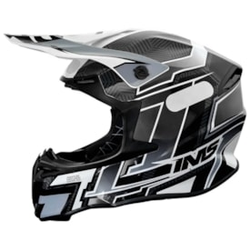 Segunda imagem do produto Capacete Ims Revo 26 New Preto Branco