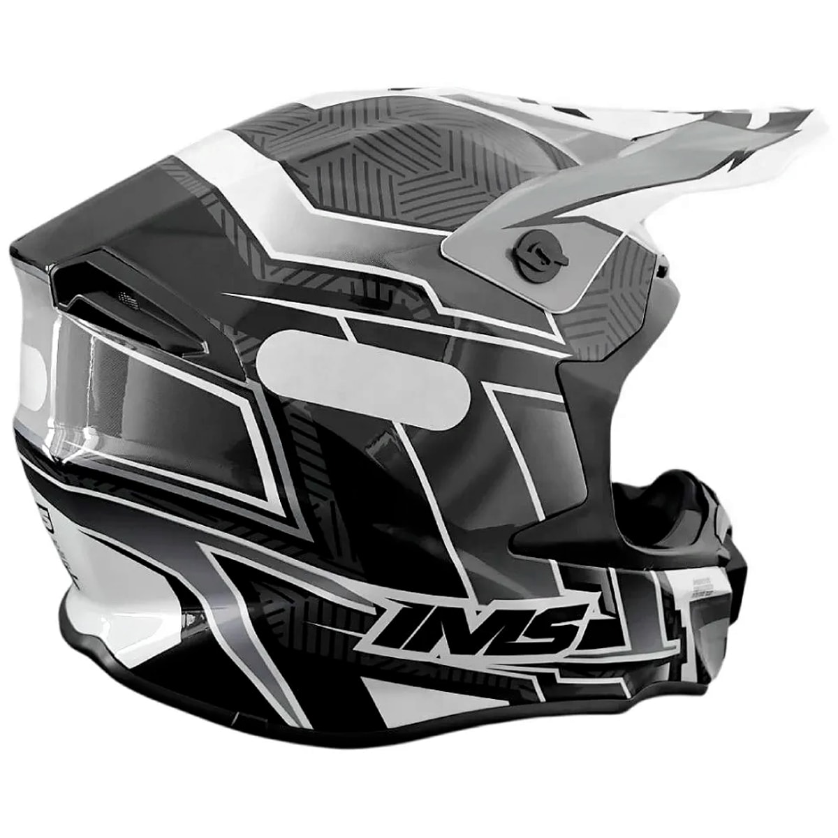 Capacete Ims Revo 26 New Preto Branco