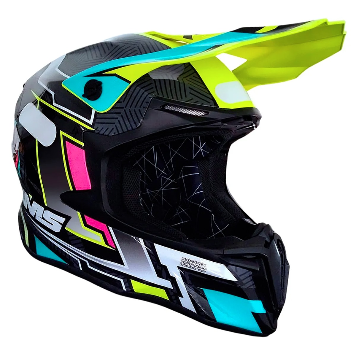 Capacete Ims Revo 26 New Preto Fluor