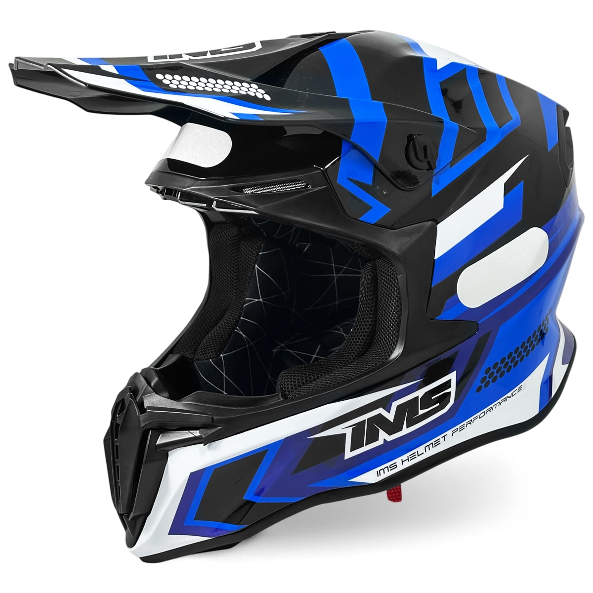 Segunda imagem do produto Capacete Ims Revo Edge Azul Preto Branco