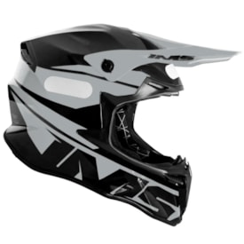 Segunda imagem do produto Capacete Ims Revo Preto Cinza