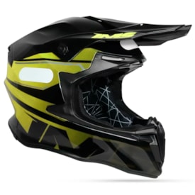 Capacete Ims Revo Preto Fluor