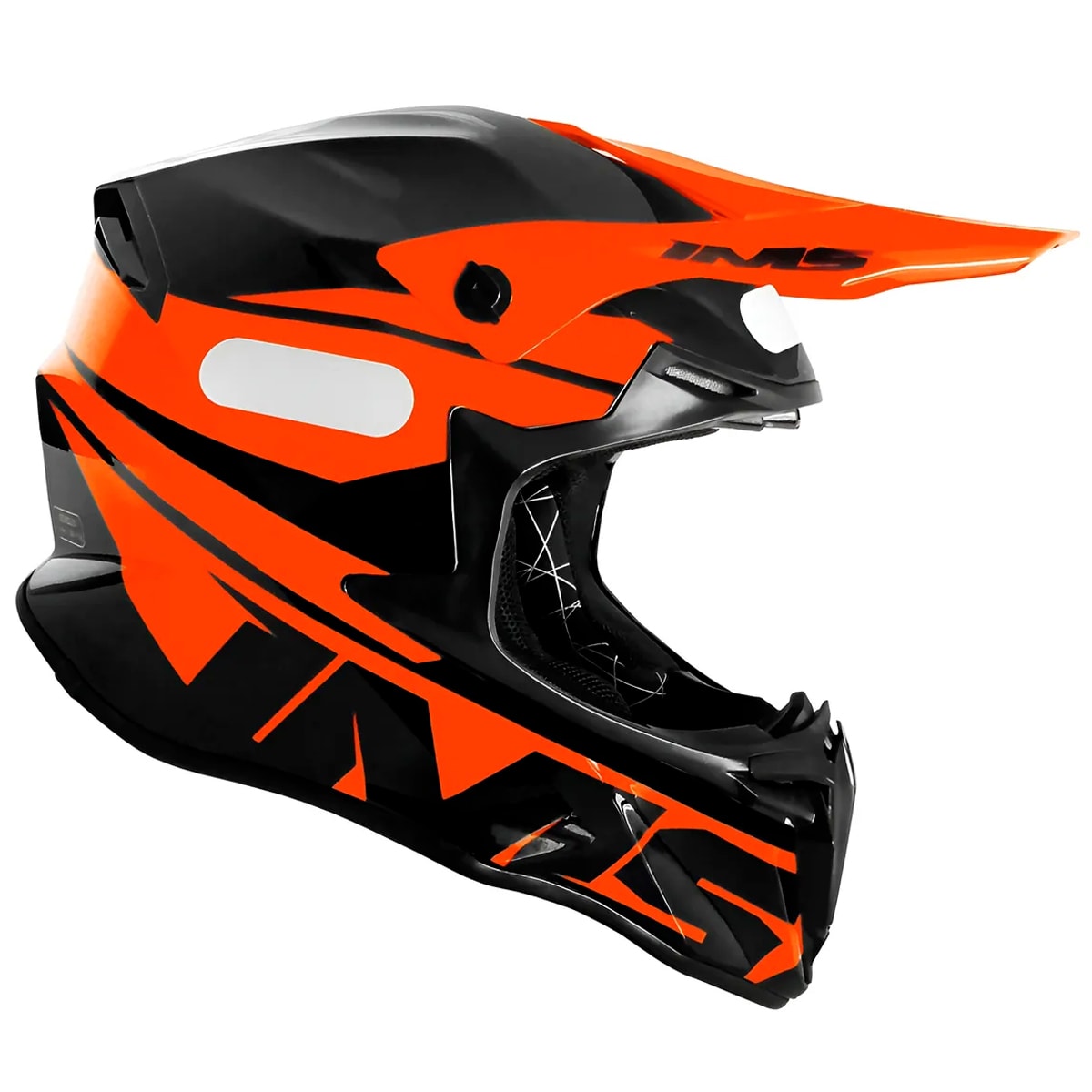 Segunda imagem do produto Capacete Ims Revo Preto Laranja