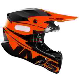 Segunda imagem do produto Capacete Ims Revo Preto Laranja