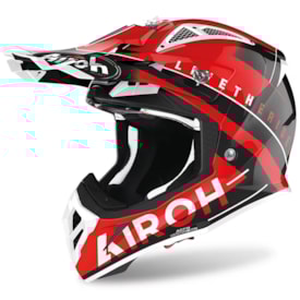 Capacete Infantil Airoh Aviator Ace Amaze Vermelho Preto