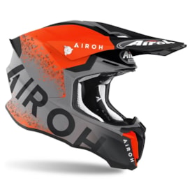 Segunda imagem do produto Capacete Infantil Airoh Twist 2.0 Bit Laranja