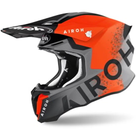 Capacete Infantil Airoh Twist 2.0 Bit Laranja