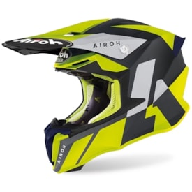Capacete Infantil Airoh Twist 2.0 Lift Amarelo Fluor