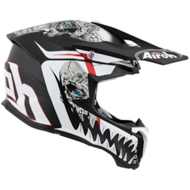 Segunda imagem do produto Capacete Infantil Airoh Twist 2.0 Mask Matt Branco Preto