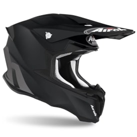 Segunda imagem do produto Capacete Infantil Airoh Twist 2.0 Preto Fosco