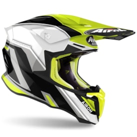 Segunda imagem do produto Capacete Infantil Airoh Twist 2.0 Shaken Amarelo