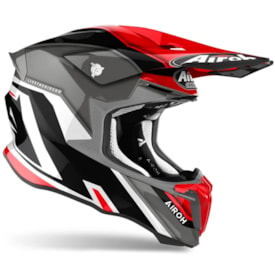 Segunda imagem do produto Capacete Infantil Airoh Twist 2.0 Shaken Vermelho