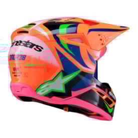 Segunda imagem do produto Capacete Infantil Alpinestars SM3 Deegan Laranja