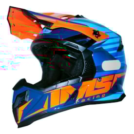 Capacete Infantil Ims Extreme Azul Laranja