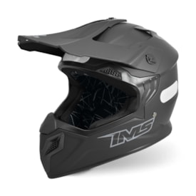 Segunda imagem do produto Capacete Infantil Ims Revo Edge Preto Fosco