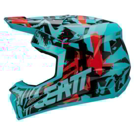 Segunda imagem do produto Capacete Infantil Leatt Moto 3.5 Aqua