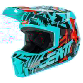Capacete Infantil Leatt Moto 3.5 Aqua