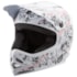 Capacete Infantil Protork Cartoon Branco Vermelho