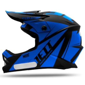 Segunda imagem do produto Capacete Infantil Protork Jett Evolution Azul