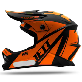Segunda imagem do produto Capacete Infantil Protork Jett Evolution Laranja