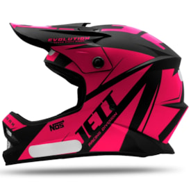 Segunda imagem do produto Capacete Infantil Protork Jett Evolution Pink