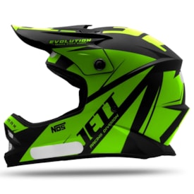 Segunda imagem do produto Capacete Infantil Protork Jett Evolution Verde