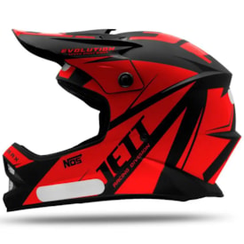 Segunda imagem do produto Capacete Infantil Protork Jett Evolution Vermelho