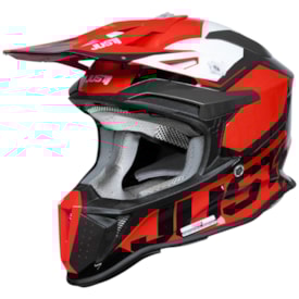 Capacete Just1 J18F Hexa Vermelho