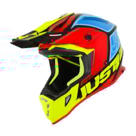 Capacete Just1 J38 Blade Amarelo Vermelho