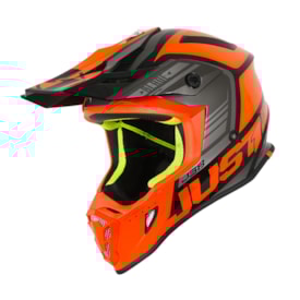 Capacete Just1 J38 Blade Laranja Preto