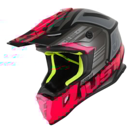 Capacete Just1 J38 Blade Rosa Fluor