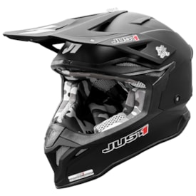 Capacete Just1 J39 Solid Preto Fosco