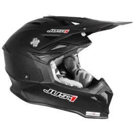 Segunda imagem do produto Capacete Just1 J39 Solid Preto Fosco