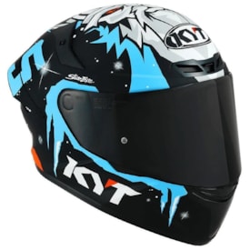Segunda imagem do produto Capacete Kyt Fechado TT Course Masia Winter Test Preto Azul