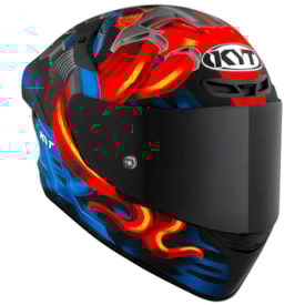 Segunda imagem do produto Capacete KYT TT Course Magnet Preto Vermelho Azul