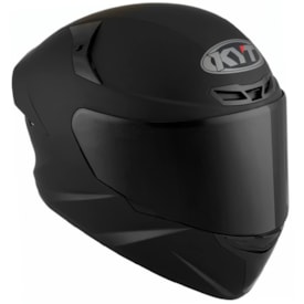 Segunda imagem do produto Capacete Kyt TT Course Plain Preto Fosco