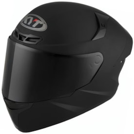 Capacete Kyt TT Course Plain Preto Fosco