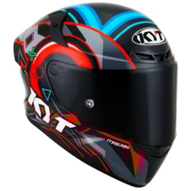Segunda imagem do produto Capacete KYT TT Course Ratthapark Play Preto Rosa
