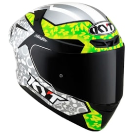 Segunda imagem do produto Capacete KYT TT Course Tony Arbolino Branco Verde