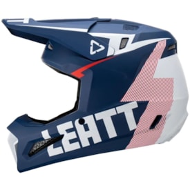 Segunda imagem do produto Capacete Leatt Brace 3.5 Azul Branco