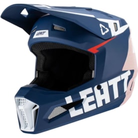 Capacete Leatt Brace 3.5 Azul Branco