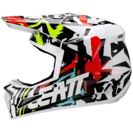 Segunda imagem do produto Capacete Leatt Brace 3.5 Branco Preto