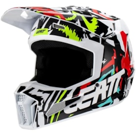 Capacete Leatt Brace 3.5 Branco Preto