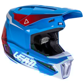 Segunda imagem do produto Capacete Leatt Moto 2.5 Azul