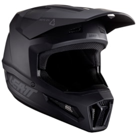 Segunda imagem do produto Capacete Leatt Moto 2.5 Preto Fosco
