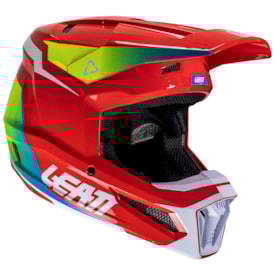 Segunda imagem do produto Capacete Leatt Moto 2.5 Vermelho