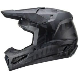 Segunda imagem do produto Capacete Leatt Moto 3.5 Preto Cinza
