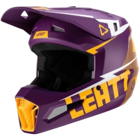 Capacete Leatt Moto 3.5 Roxo