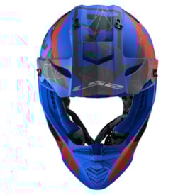 Segunda imagem do produto Capacete Ls2 Fast Evo Mx437 Alpha Azul
